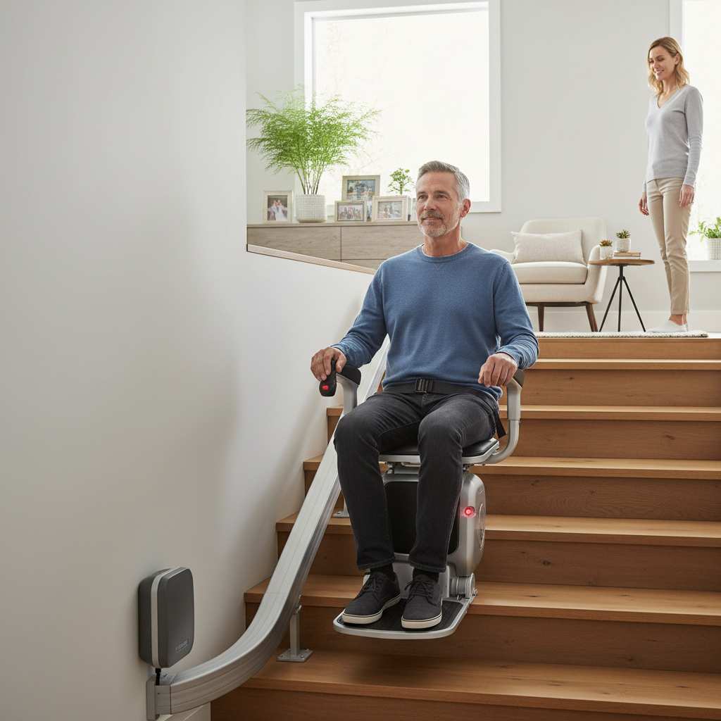 Descubra Elevadores de Escadas Portáteis: Nenhuma Instalação Necessária