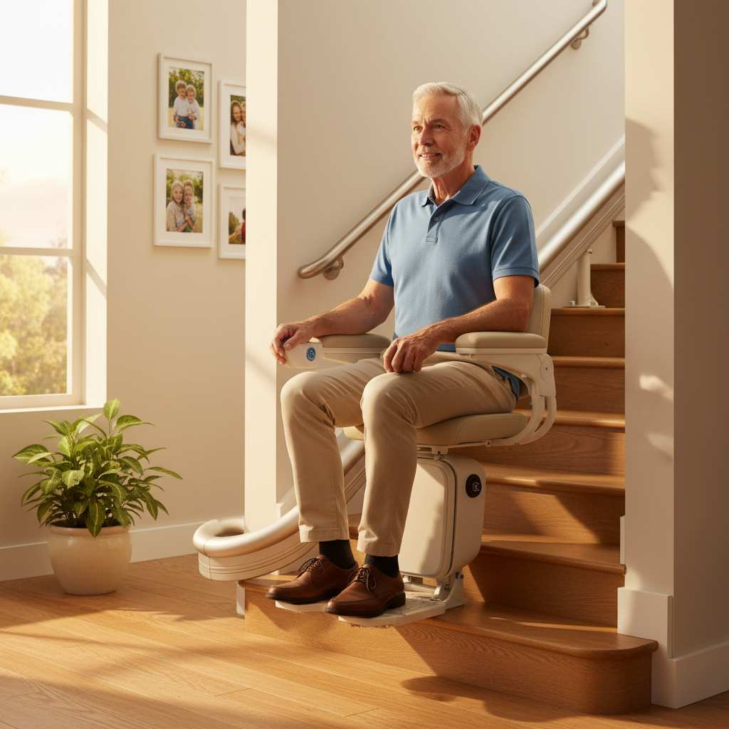 Elevadores de Escada Portáteis para Idosos: O Que Você Precisa Saber