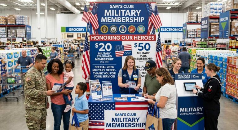 Sam’s Club Military Membership 2026 Informational Overview