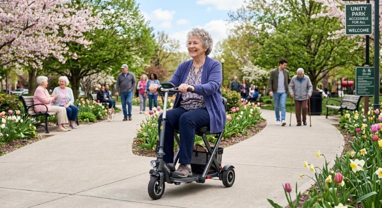Foldable mobility for seniors: freedom that fits in a trunk