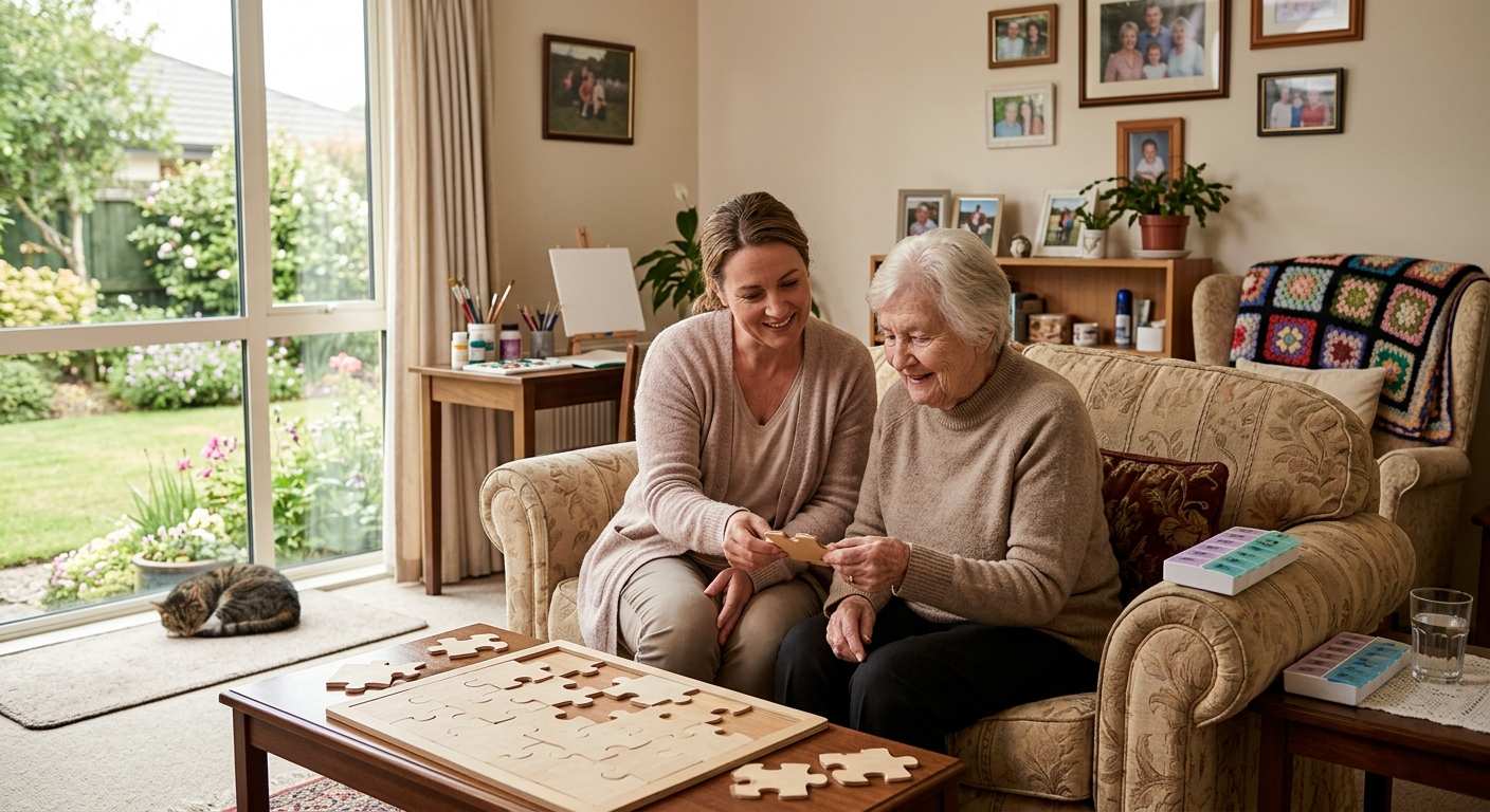 Pflegedienst für Demenz zu Hause: Welche Optionen gibt es?