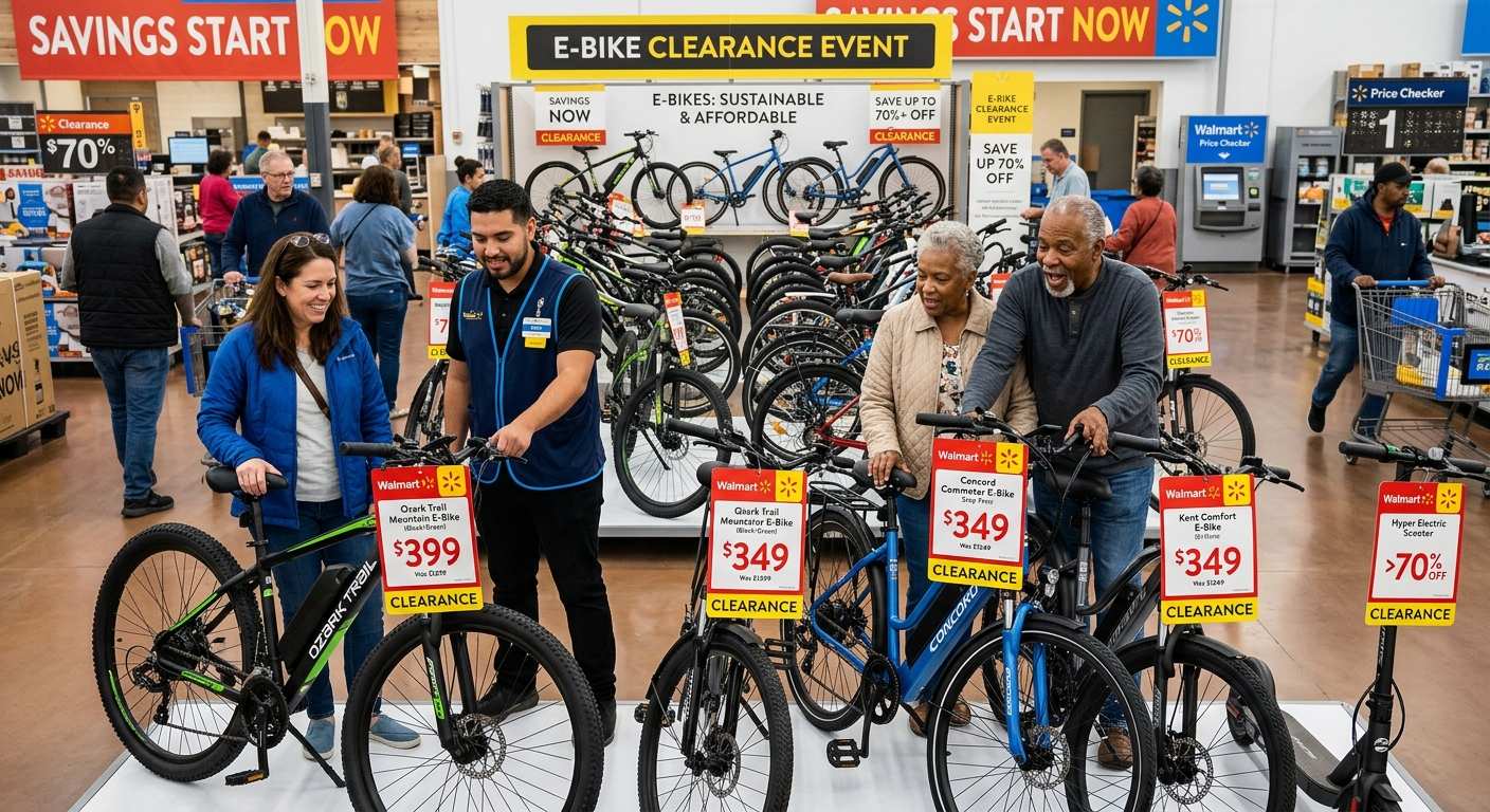 Discover Amazing Savings on Electric Bicycles at Walmart’s Clearance Event