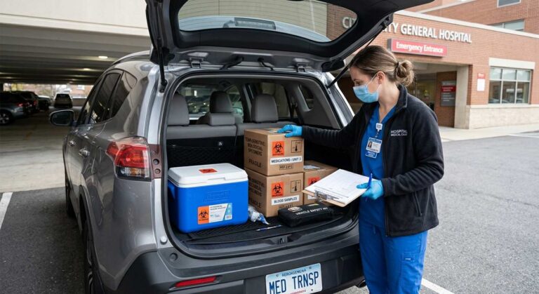 How to Transport Medical Supplies Using Your Own Vehicle