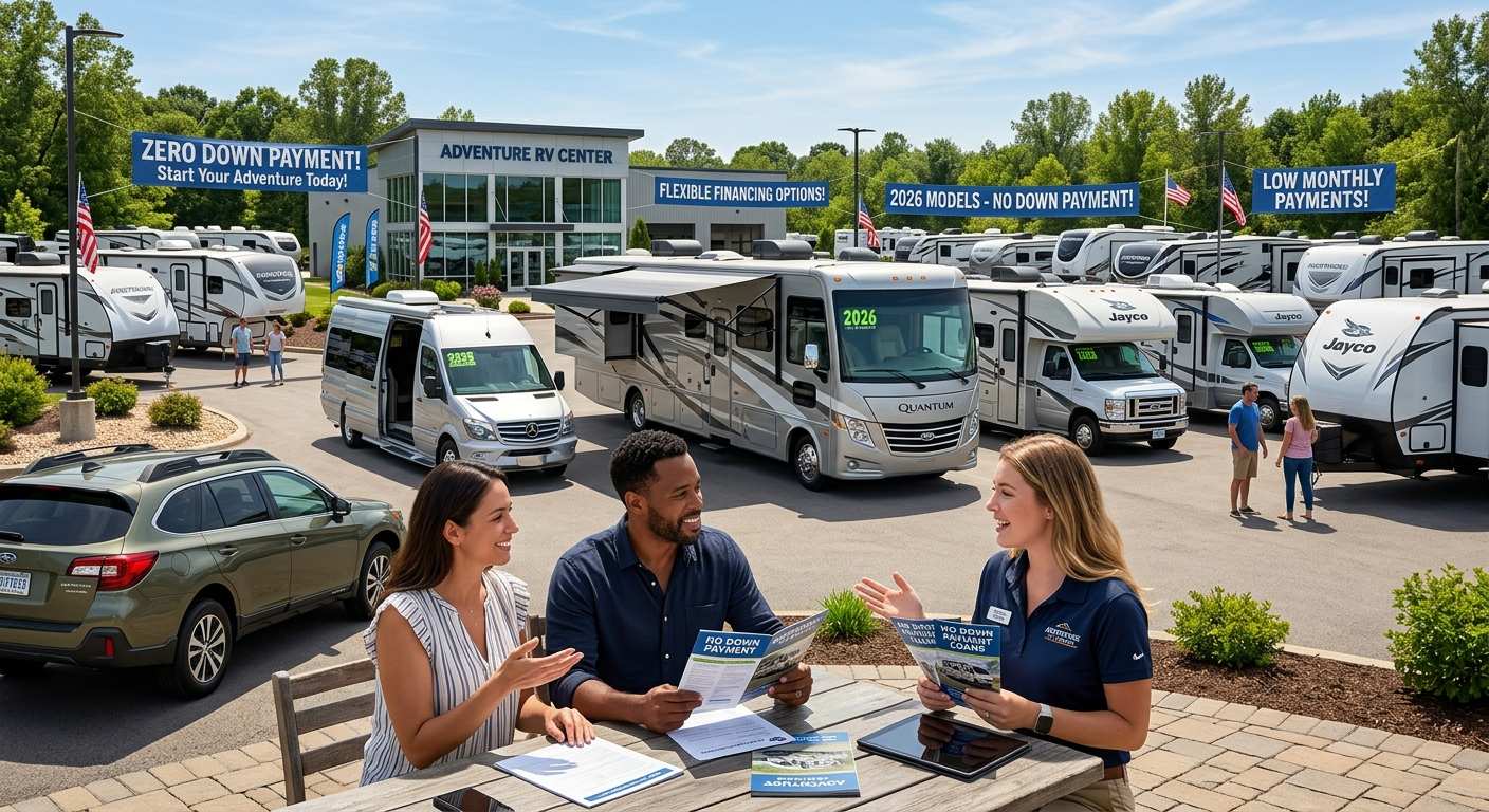 RV & Motorhome financing without down payment in 2026: Discover Your Options