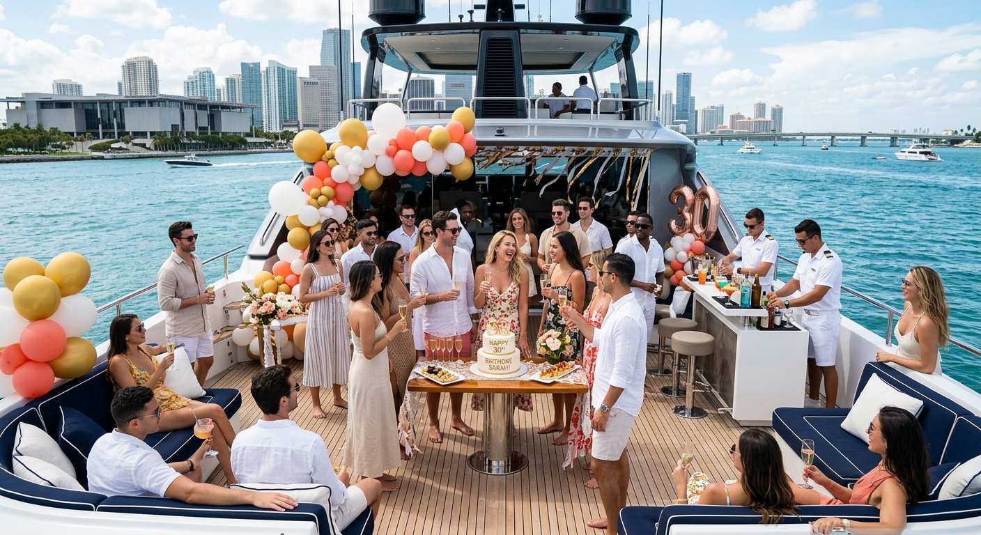 Rent a Yacht for the Ultimate Birthday Bash: What options are available?