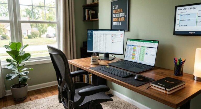 Amazon Remote Data Entry Work Information Guide