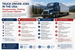 Truck Driver Jobs in the USA: Requirements, Training and Career Options